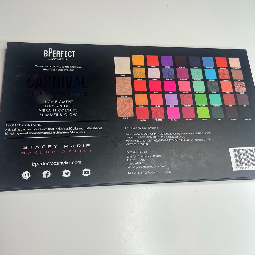 BPerfect X Stacey Marie Carnival XL Pro Palette - Picture 5 of 5